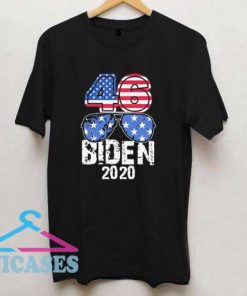 46 Biden 2020 American Flag T Shirt