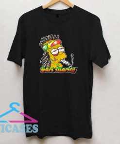 Bart Marley Cartoon T Shirt
