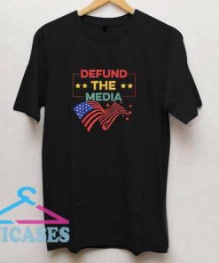 Defund The Media Vintage T Shirt
