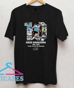 Diego Maradona Thank You For The Memories T Shirt