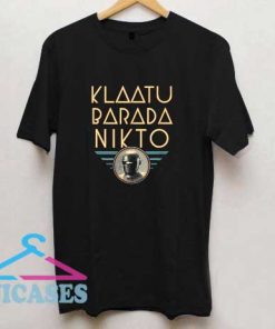Klaatu Barada Nikto Logo T Shirt