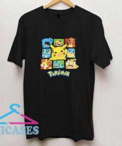 Pokemon Cartoon Graphic T Shirt