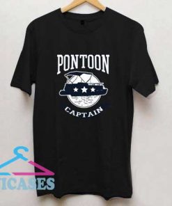 Pontoon Captain Boat T Shirt