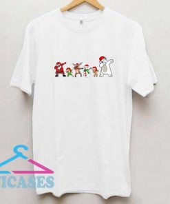 Santa Dabbing Friends Christmas T Shirt