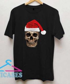 Santa Hat Skull Christmas T Shirt