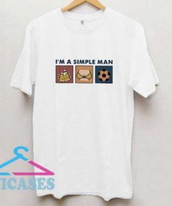 Simple Man Beer Boob N Soccer T Shirt
