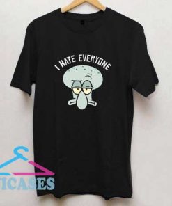 Squidward I Hate Everyone T Shirt