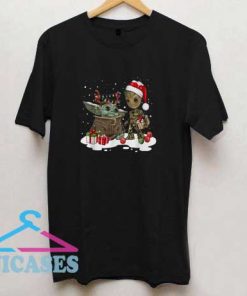 Yoda Groot Santa Christmas T Shirt