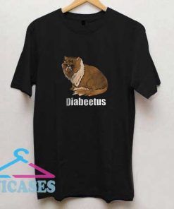 Cat Diabeetus Graphic T Shirt