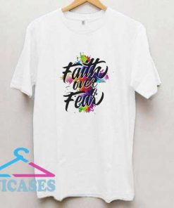 Faith Over Fear Watercolor Retro Shirt