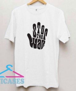 Stop War Hand Graphic Shirt